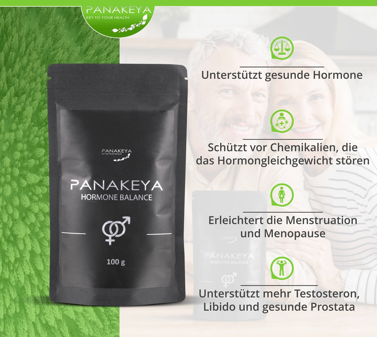 PANAKEYA® Hormone Balance – Nahrungsergänzungsmittel (100 g)