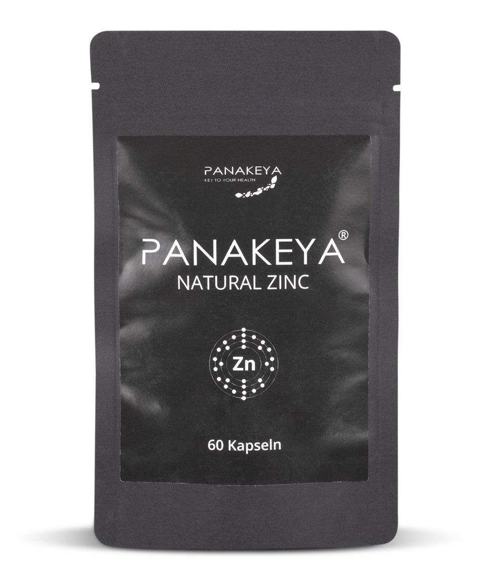 PANAKEYA® Natural Zinc – Nahrungsergänzungsmittel (60 Kapseln)