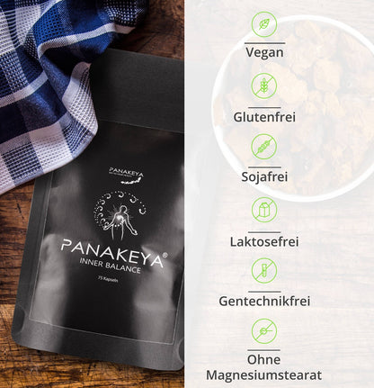 PANAKEYA® Inner Balance – Nahrungsergänzungsmittel (75 Kapseln)